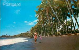 HI, Big Island, Kaimu, Hawaii, Black Sands Beach, Pacific Films No. 67703