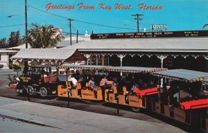 Conch Tour Train at New Station - Greetings from Key West FL, Florida