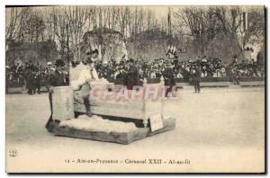 Old Postcard Carnival XXII Ai bed Aix en Provence