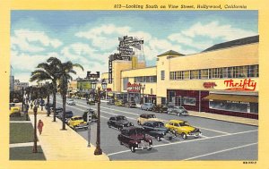 Looking South on Vine Street Hollywood California  