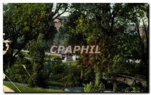 Postcard Old Sheffield Endcliff woods