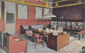 Mayor's Office City Hall Minneapolis Minnesota 1910c postcard