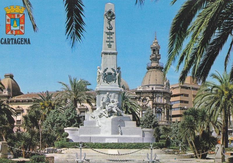 Postal 62019 : Cartagena (Murcia). Monumento a los heroes de Cavite y Santiag...