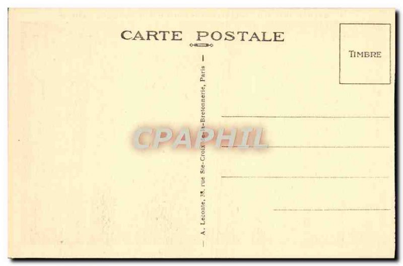 Old Postcard Malmaison Le Boudoir