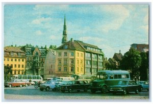 c1950's 17th of June Square Latvian SSSR Riga Latvia Vintage Postcard