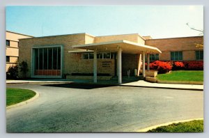 Entry To Muskogee General Hospital Oklahoma Vintage Unposted Postcard