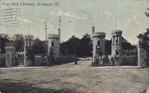 Krug Park Entrance Saint Joseph Missouri 1915