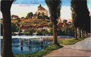 Switzerland Buchs Schloss und Städtchen Werdenberg Vintage Postcard C198