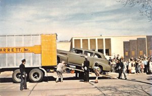 EISENHOWER CENTER Abilene, Kansas WWII Command Car 1957 Vintage Postcard