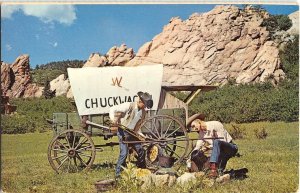 FLYING W RANCH Chuckwagon Suppers COLORADO SPRINGS, CO Cowboys 1960s Postcard