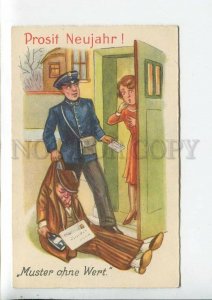 3185507 DRUNK Man POSTMAN w/ Letter Vintage COMIC PC