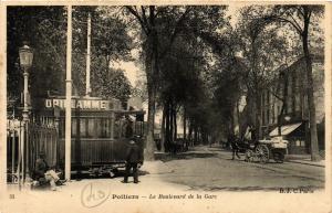 CPA POITIERS - Le Boulevard de la Gare (255734)