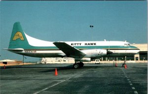 NC North Carolina  KITTY HAWK AIR CARGO Raleigh Durham Airport AVIATION Postcard