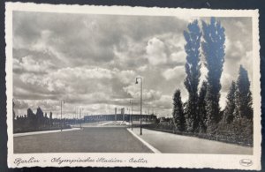 Mint Germany RPPC Postcard Berlin 1936 Olympic Games Stadium Ostton