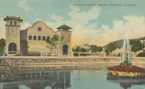 PHOENIX , Arizona , 1900-10s ; Lagoon. Indian School