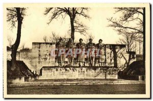 Old Postcard Verdun Monument to the Children of Verdun Army