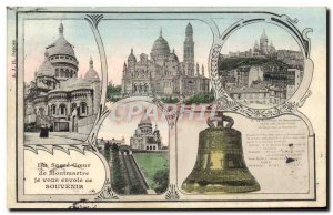 Old Postcard Paris Montmartre Bell