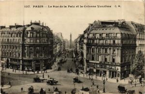 CPA PARIS 2e-La Rue de la Paix et la Colonne Vendome (322131)