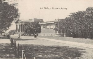 Sydney Art Gallery Antique 1907 Domain Postcard