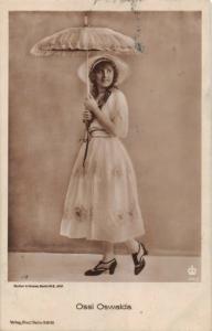 OSSI OSWALDA~GERMAN MARY PICKFORD-SILENT FILM ACTRESS-POSTCARD 1924 psmk ESTONIA