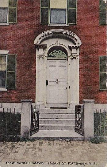 Abram Wendall Doorway Pleassant Street Portsmouth New Hampshire