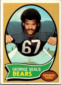 1970 Topps Football Card George Seals Chicago Bears sk21542