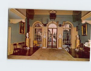 Postcard Entrance Hall, Monticello, Charlottesville, Virginia