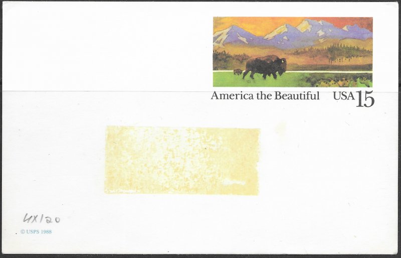 US Buffalo unused. label residue. UX120