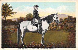 Robert E Lee and traveler Gettysburg, PA, USA Civil War Unused 