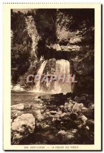 Old Postcard Saint Claude La Cascade Des Combes