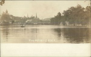 Maryland - Cumberland? Potomac River c1905 Real Photo Postcard xst