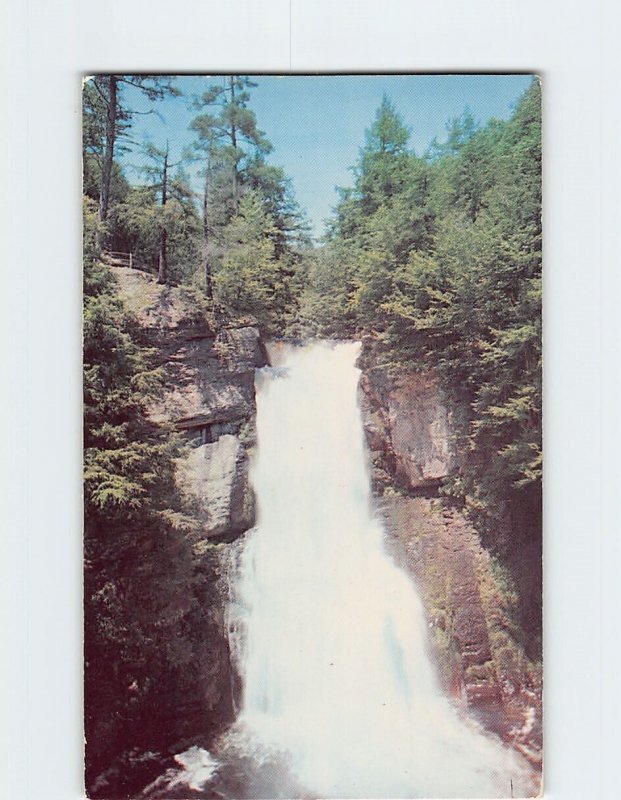 Postcard Bushkill Falls, Pocono Mountains, Bushkill, Pennsylvania