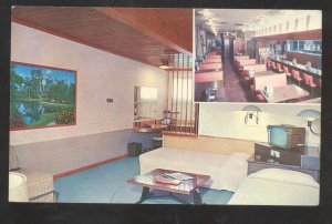 MARYSVILLE MICHIGAN TRAVERLERS LODGE INTERIOR VINTAGE ADVERTISING POSTCARD