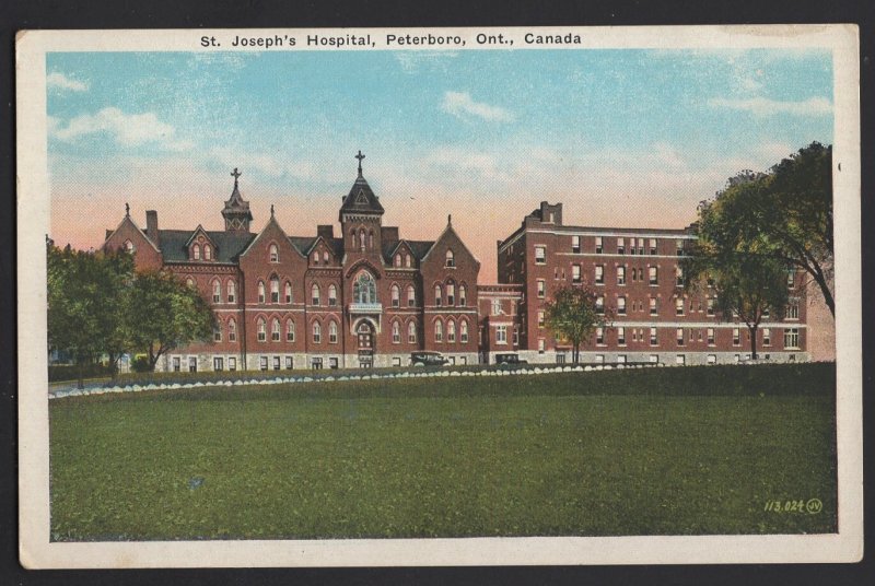 Canada Ontario PETERBOROUGH St. Joseph's Hospital Pub Valentine-Black ~ WB