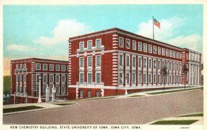 Iowa City IA, New Chemistry Building, State University Of Iowa, Vintage Postcard