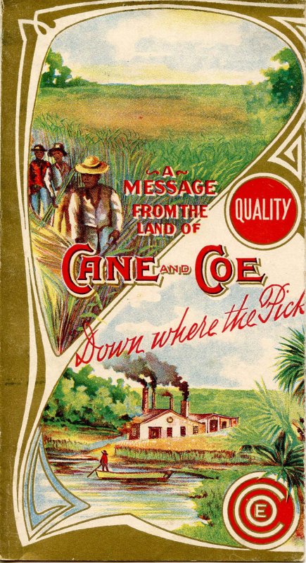 Advertising -  Brochure, Cane and Coe Molasses, Sorghum   (6 X 3.25 folded))