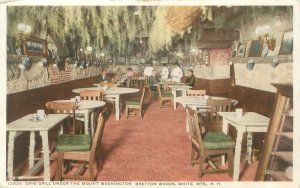 Bretton Woods NH Cave Grill Under Mt Washington 1912 Detroit Pub Postcard Used