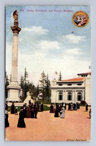 AYP EXPOSITION ALASKA MT HAWAII BLDG SEATTLE WASHINGTON EXPO CANCEL POSTCARD '09