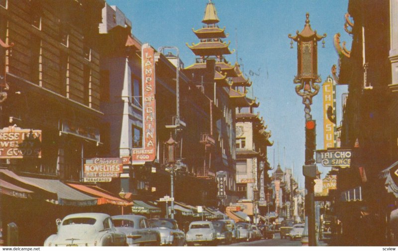 SAN FRANCISCO , California , 1950-60s ; Chinatown