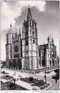 Spain Leon Fachade de la Catedral