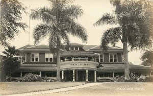 c1940 RPPC Postcard; Haleiwa Hotel Resort, North Shore of Oahu HI, Unposted