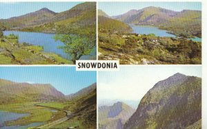 Wales Postcard - Views of Snowdonia - Caernarvonshire - Ref TZ4076