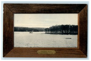 1952 Chestnut Point from Breslin Dock, New Jersey NJ Vintage Cancel Postcard