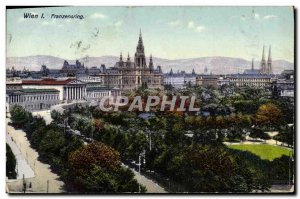 Old Postcard Wien Franzensring