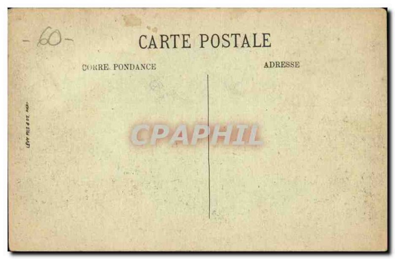 Compiegne Old Postcard The front of the castle