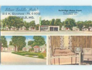 Linen Gas Station And Cabins At Silver Saddle Motel Springfield Mo