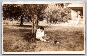 K50/ Beaver Iowa RPPC Postcard c1910 Everett Niawander Tree 237