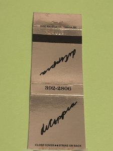 Vintage Matchbook Cover Dicoppia Omaha, Nebraska MB189