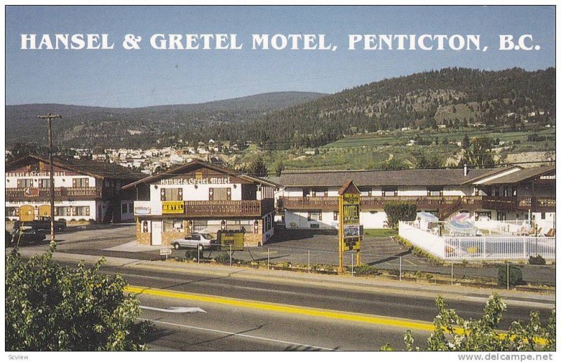 Hansel & Gretel Motel , PENTICTON , B.C. , Canada , 50-60s