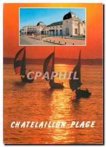 Modern Postcard Chatelaillon beach (CH Mrs)